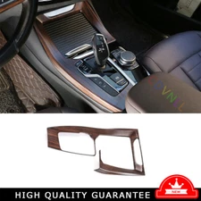 For BMW X3 G01 X4 G02 18-22 Pine Wood Grain Middle Console Gear Shift Panel Trim