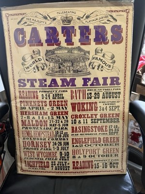 Carters Steam Fair Poster - DIN A2 (ca.)