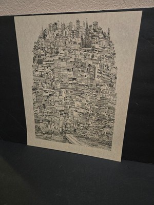 VERY RARE WELCOME TO KEOKUK IOWA MAP BY LOESCHEN REFLECTIONS PRINT SIGNED ART
