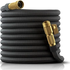 Nifty Grower 25ft Expandable Garden Hose with Durable Latex Core
