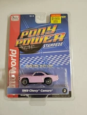 Auto World 1969 Chevy Camaro  HO Scale Slot Car SC410