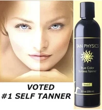 Tan Physics True Color Rated #1 Sunless Tanner TANNING Lotion
