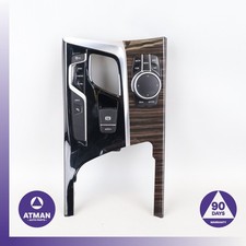 17-23 BMW G30 530e 530i 540i Center Console Shifter iDrive Switch w/ Bezel OEM