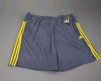 Adidas Men's D4T HR Training Shorts in Team Navy Blue, size 2XL 7'' New With Tags