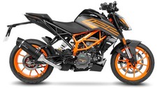 LeoVince SLIP-ON Edelstahl SBK LV ONE EVO Schwarz für KTM DUKE 125/390
