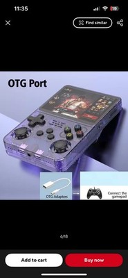 R36S Handheld Game Console 3.5Inch IPS Screen 128G Classic Retro Games