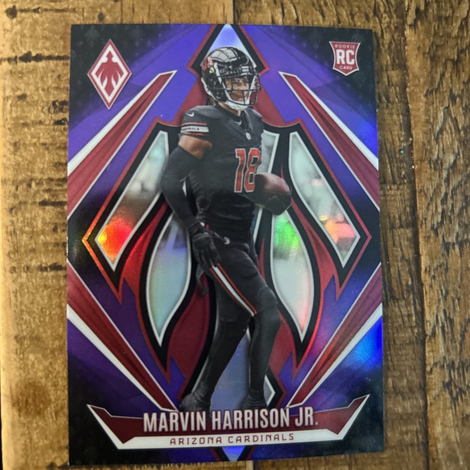 2024 Panini Phoenix - Rookies Marvin Harrison Jr. #226 Purple Hyper (RC)