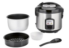 SilverCrest Reiskocher mit Dampfgareinsatz SRK 400 Reis Kocher Dampfgarer 400 W