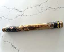 Small Wooden Didgeridoo 41 cm Hand Painted Dot Art Australian Souvenir
