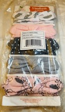 5 Girls Headbands Floral  0-24 Months New