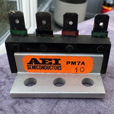 Vintage AEI Semiconductors PM7A Bridge Rectifier NOS British Made Industrial