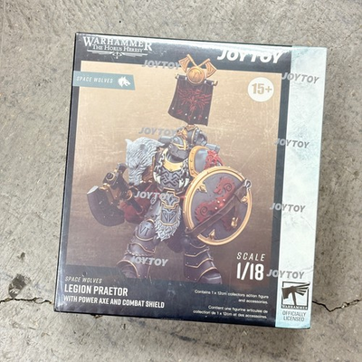 #ad JT00133: JOYTOY WH 40K SPACE WOLVES PRAETOR POWER AXE 1 18 AF $64.99