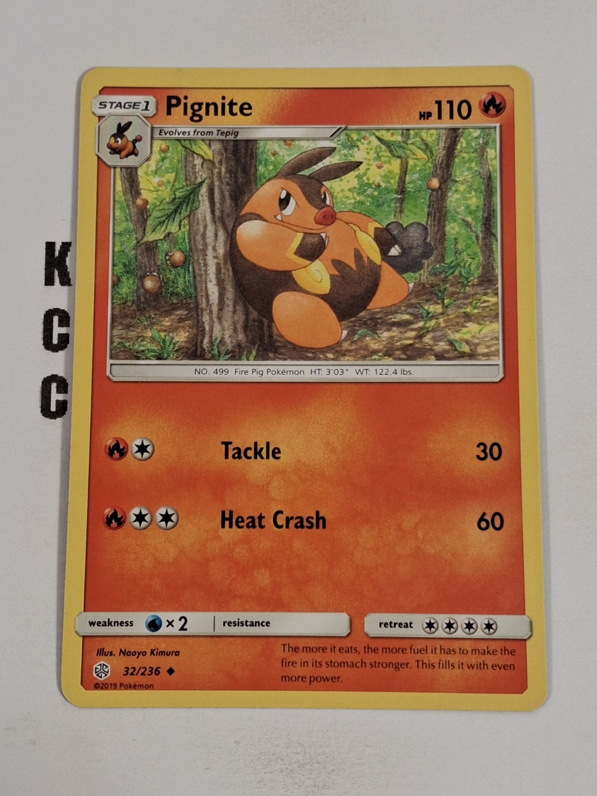 Pignite 32/236 Cosmic Eclipse Pokémon TCG