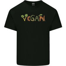 Camiseta de algodón ligero Vegan Vegetables para hombre