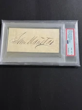 SAM HOUSTON - SIGNED CUT - TEXAS 1ST PRESIDENT - GENERAL - TEXAS -PSA