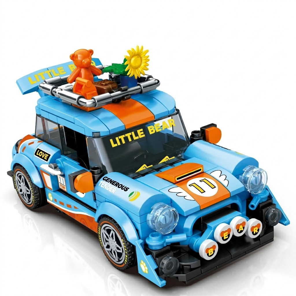 MOC LEGO Car: Speed Champions Racing Car Building Blocks Set (320 Pcs)
