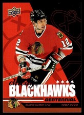 2025-26 UPPER DECK CENTENNIAL CHICAGO BLACKHAWKS BRONZE DUANE SUTTER #45