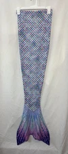 Sustains Mermaid Tail  Girls XL Multicolor Scale Print  Costume Mermaidcore
