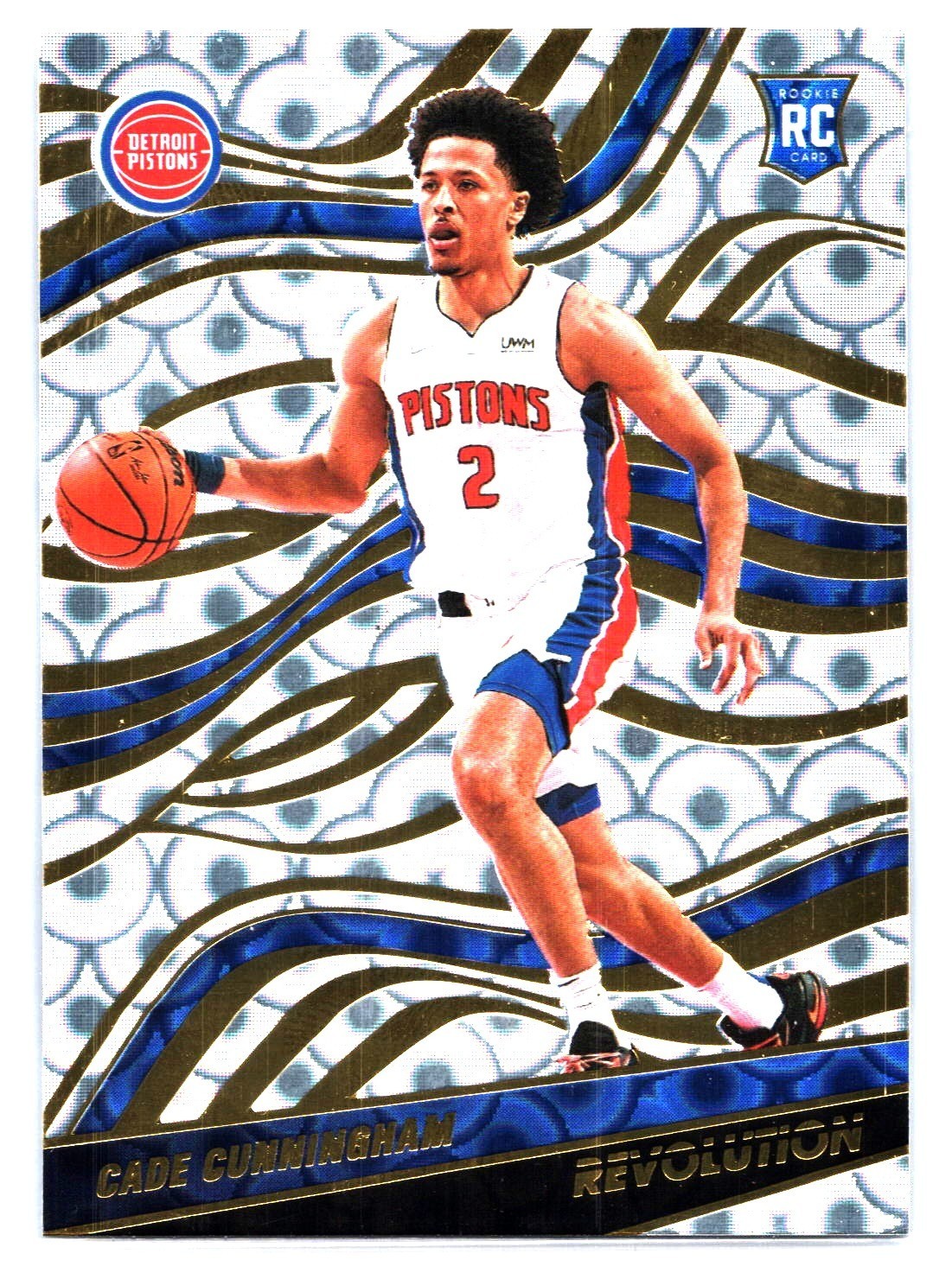 2021-22 Panini Revolution Cade Cunningham Groove Rookie RC #120 PISTONS