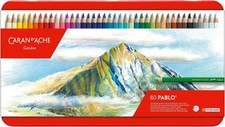 Caran D''Ache 666.380 Quality Art Products Colored Pencils, Set of 80