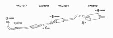 Exhaust System for Vauxhall Corsa 17D (4EE1)/X17D (4EE1) 1.7 1994-1999 Euro 2