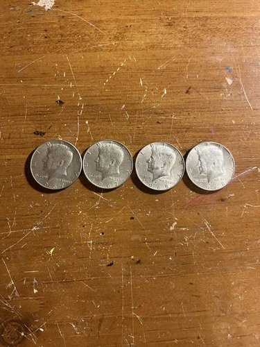 Lot 4 1967-1968 40% Silver Coins Kennedy Half Dollar