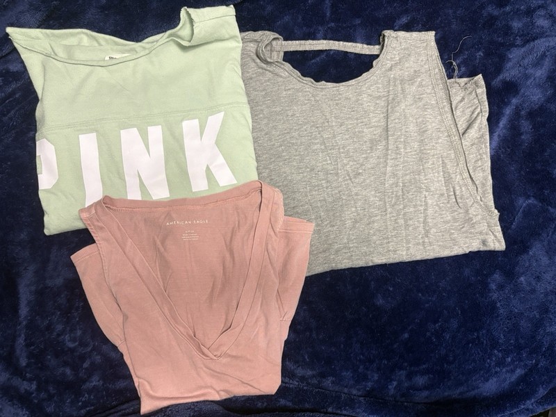 Lot Of Womens/JR Size Small And XS Summer Tops. Aerie, Pink