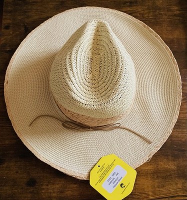 NWT Sunday Afternoons Valencia Hat Natural Solid Women s Size M UPF 50+ Sun