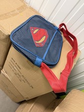 Superman • Logo Classic Messenger Bag with some goodies inside!