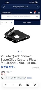 Pullrite    331723    Quick Connect Capture Plate