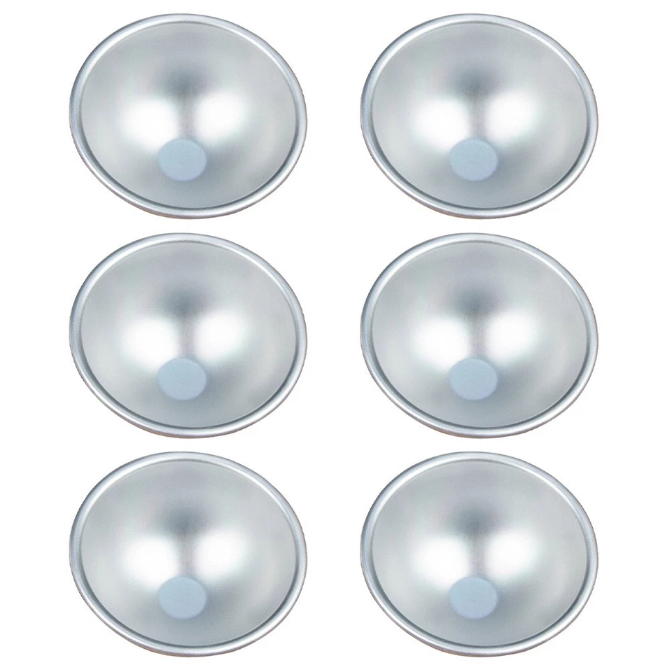 6 per torta in lega di alluminio, stampo antiaderente per muffin e cupcake - Immagine 3 di 4