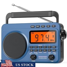 Multiband AM FM SW Radio NOAA Weather Alert Rechargeable MP3 Player USB Device