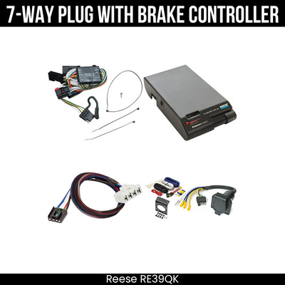 Reese RV 7-Way Trailer Wiring Harness + Brake Control For 98-03 Dodge Durango