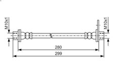 Flexible de frein Citroen C-CROSSER