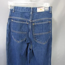 Brooks High Waist Jeans Vintage Denim Size 24x30 Classic Fit Womens Pleated