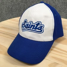 St  Paul Saints Baseball Cap Unisex Blue OS Adjustable Curved Brim Embroidered