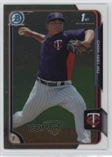 2015 Bowman Chrome Prospects Chih-Wei Hu #BCP112 0y9k