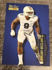 Zakoby McClain (RC) 2022 Wild Card MATTE Blue Rookie #MB-130