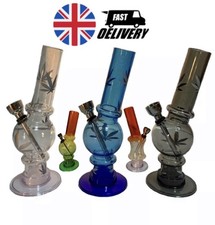 1 Pcs Acrylic Mini Water Bong Smoking Pipe Hookah Assorted Multi Colour UK FREE