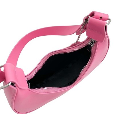 Stylish and Versatile PU Underarm Bags Half Moon Shape Shoulder Bag for Women