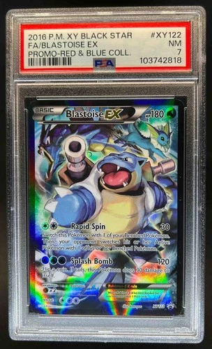 2013-17 Pokemon XY Promos Blastoise Full Art #XY122 PSA 7