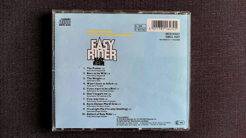 Easy Rider *Original SOUNDTRACK* 📽️ O.S.T. 📀 CD Album ~ 👍👍👍👍 - Bild 3 von 4