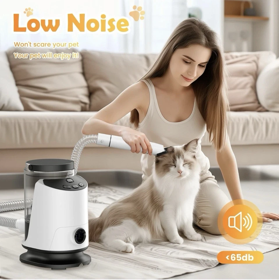 Комплект для груминга собак 3 в 1 | пылесос, сушилка и машинки для стрижки | канистра 3 л для больших собак - Изображение 3 из 4