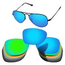 Lenslog Polarized Replacement Lenses For-Ray-Ban Aviator Metal li RB3689 58mm