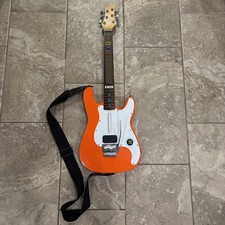 Logitech Guitar Hero Xbox 360 Wireless Orange Wooden Guitar Controller