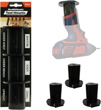StealthMounts Tool Holder for Milwaukee M12 Black Locking Tool Mounts 3-Pack