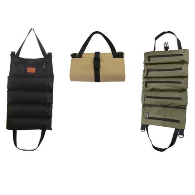 Werkzeugrolle, Organizer, Werkzeugtasche, Reißverschlüsse, sicherer