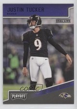 2018 Panini Playoff Goal Line Justin Tucker #19 0t5