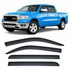 Smoke Tinted Window Visors Rain Guards for Dodge Ram 1500 Crew Cab 2019-2026