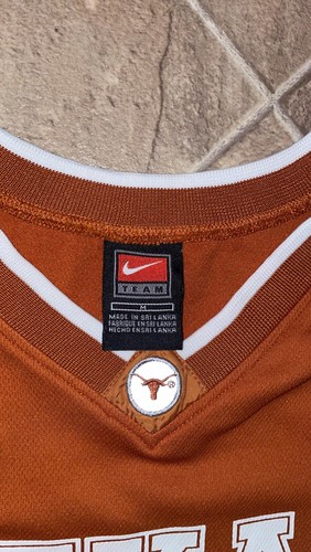 Texas Longhorns Vintage Basketball Jersey - 第 5/6 張圖片